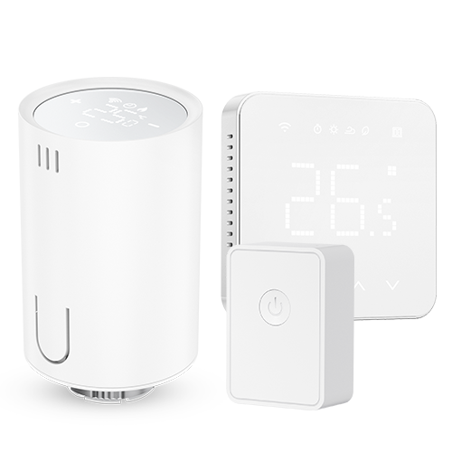 Meross Termostato Inteligente con Válvula de Arranque, Complemento para  Radiador, Dispositivo con Wifi, Funciona con Siri Alexa Asistente de Google