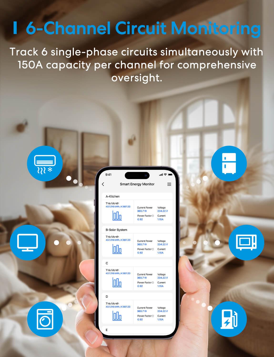Meross Smart Energy Monitor, EM06