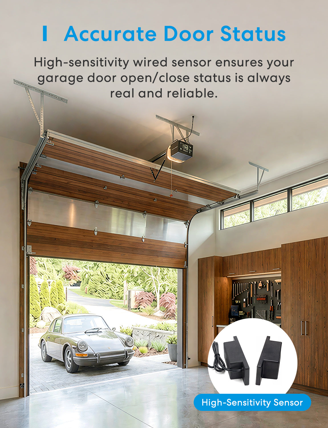 Meross Smart Garage Door Opener, MSG100
