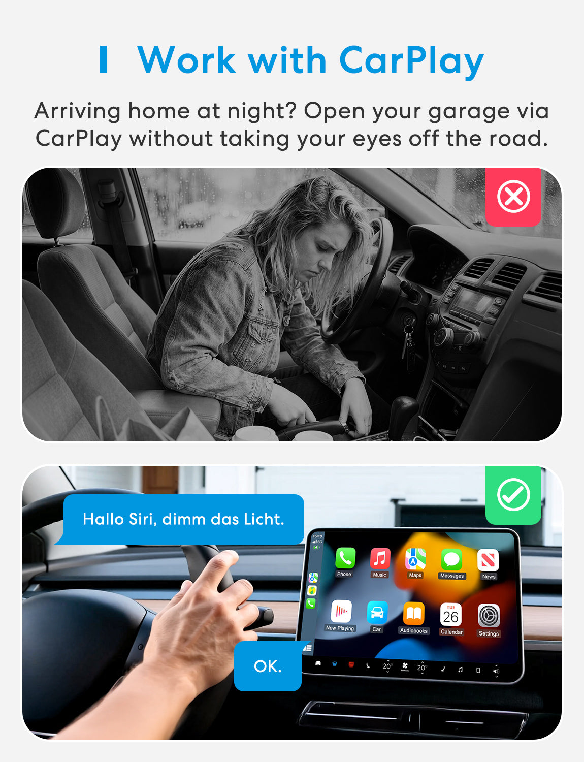 Meross Smart Garage Door Opener, MSG100