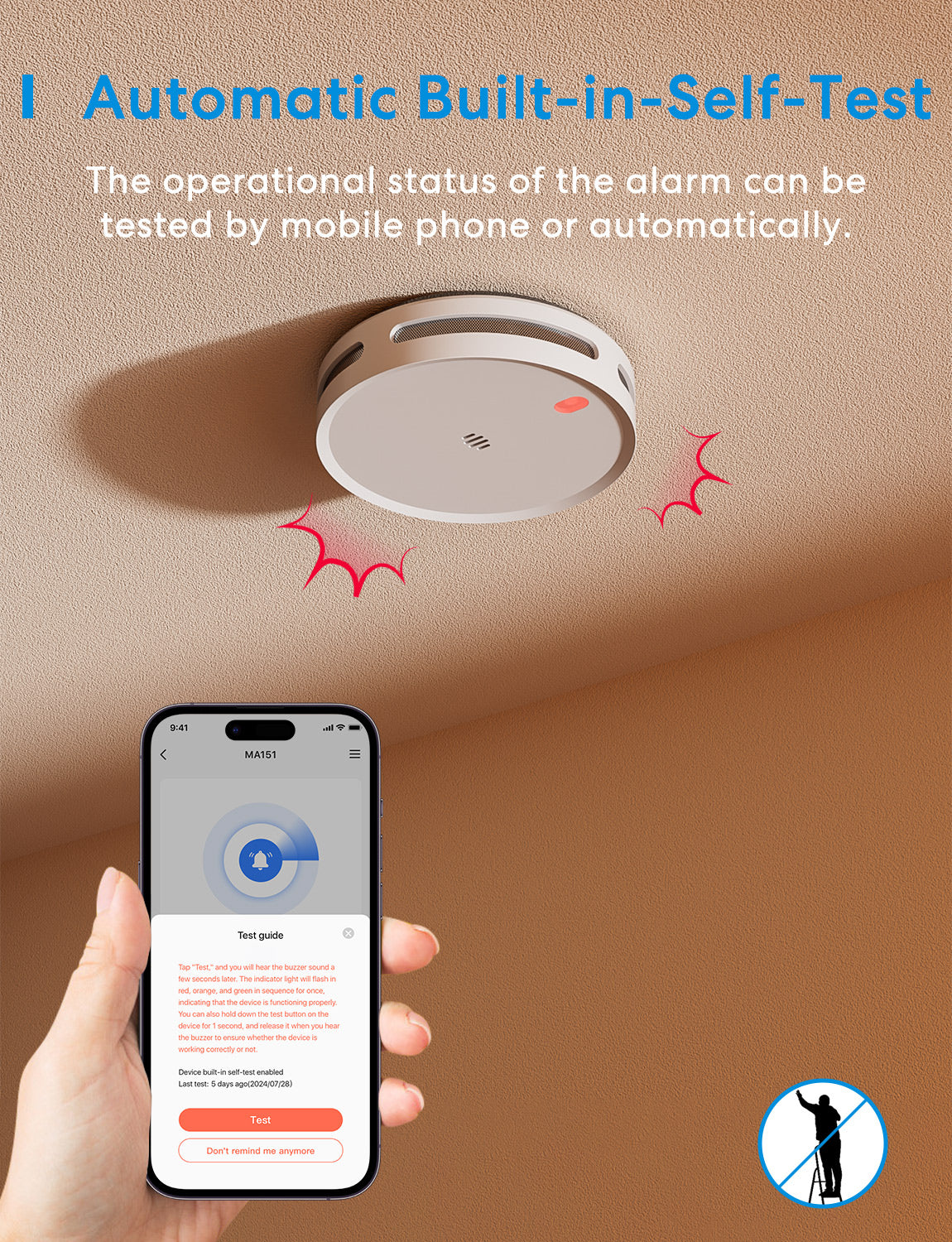 Meross Smart Smoke Alarm Kit, MA151H
