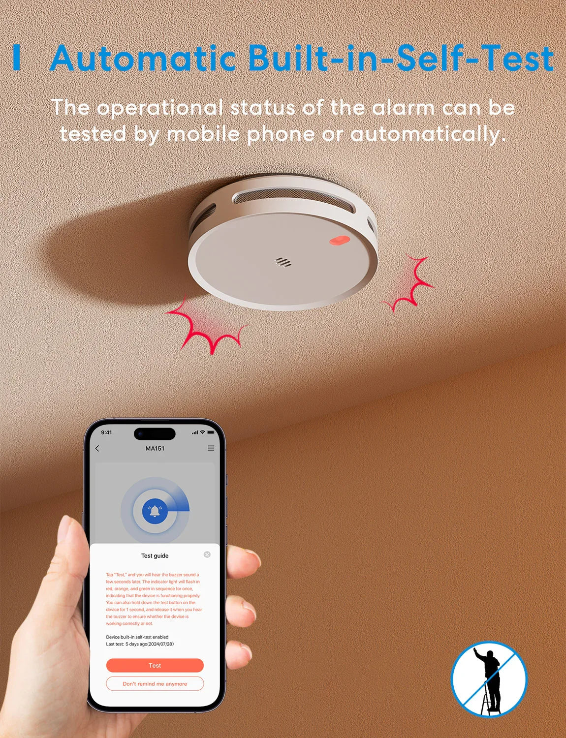 Meross Smart Smoke Alarm Kit, MA151H