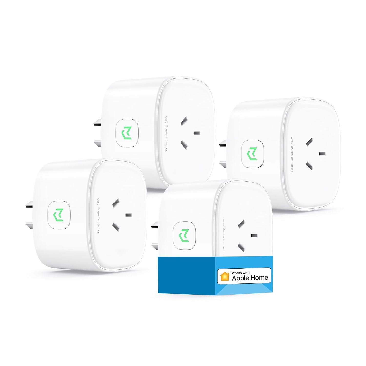 Meross Smart Wi-Fi Plug, MSS210HK,4 Pack (AU Version)