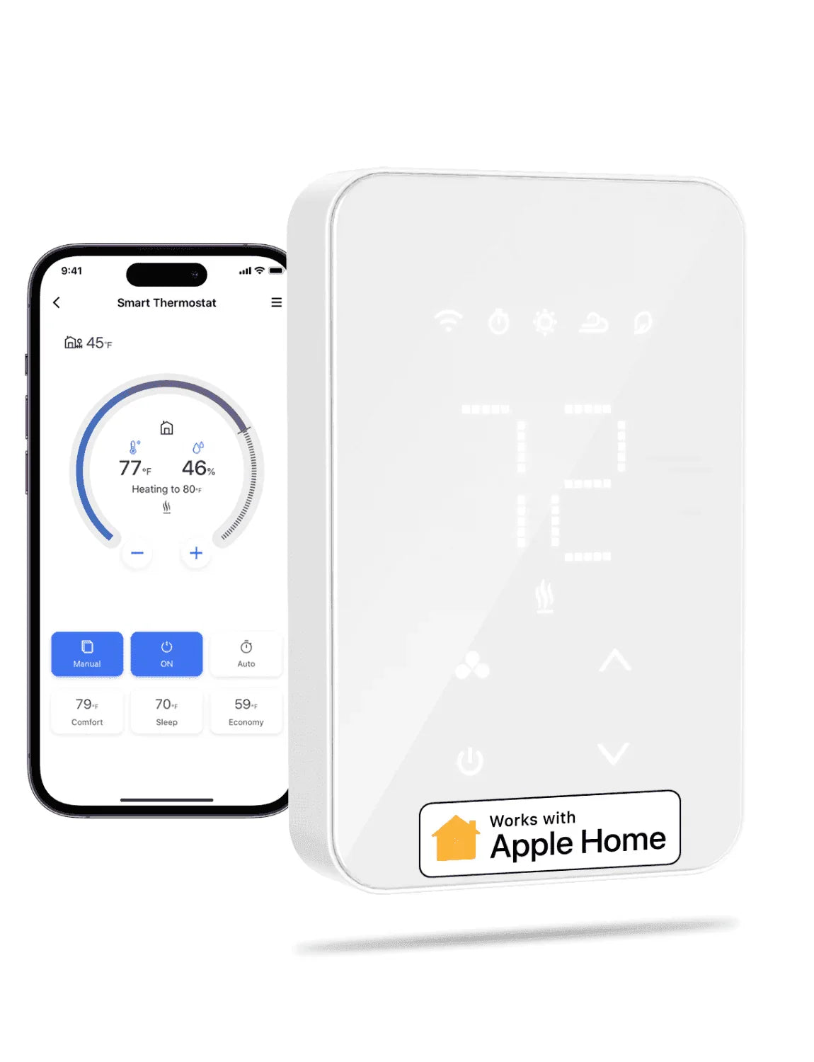 Meross Baseboard Smart Thermostat Meross Smart Thermostat For