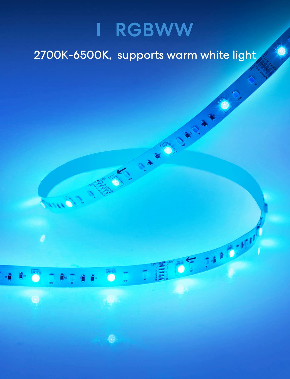 Meross 5m RGB Smart LED Light Strip, MSL320P (EU/UK Version)