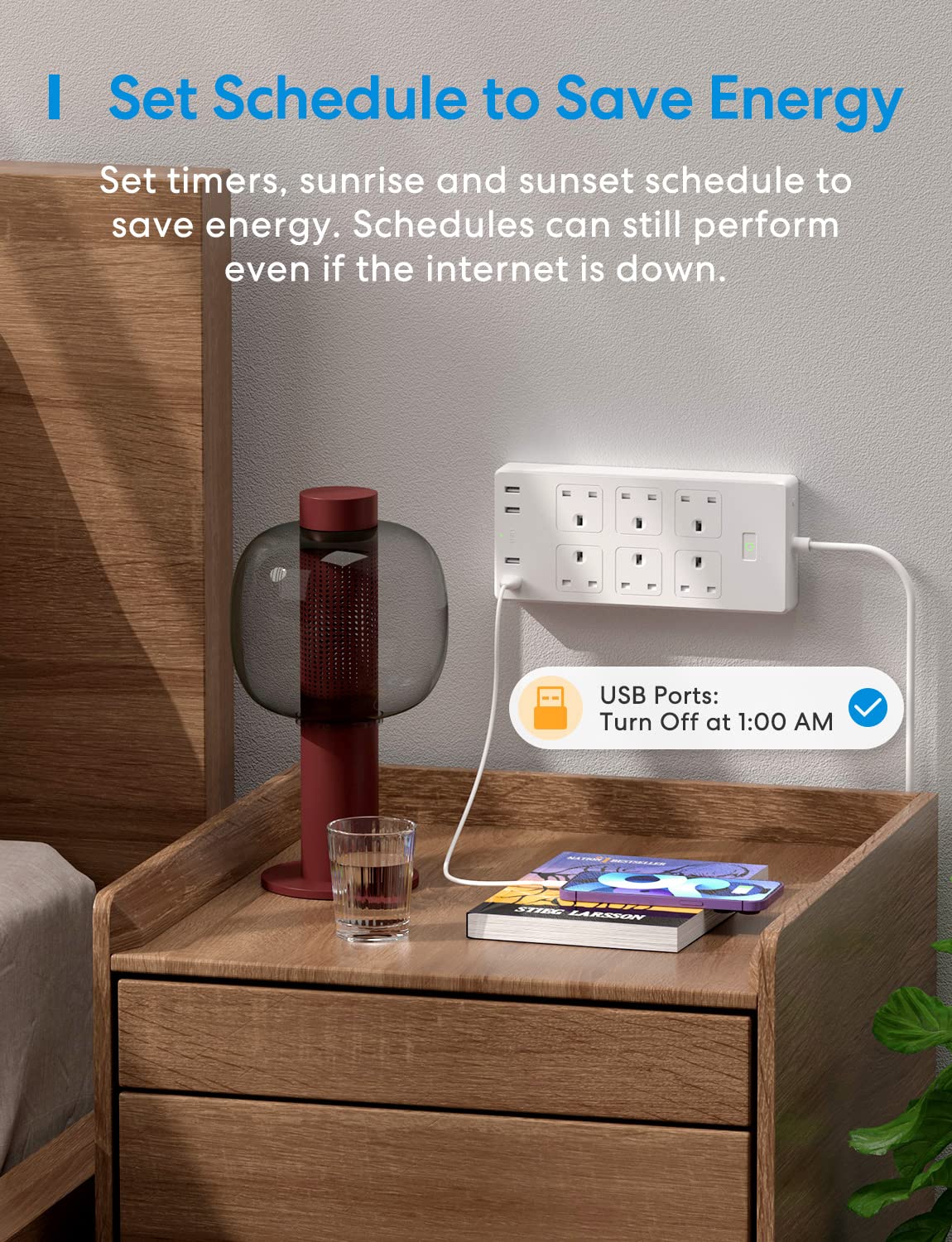 Meross Smart Power Strip, MSS426(UK Version)