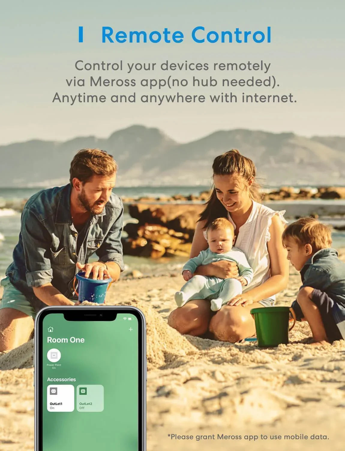 Meross 2 in 1 Smart Plug, MSS120BHK, 2-Pack(US/CA Version)