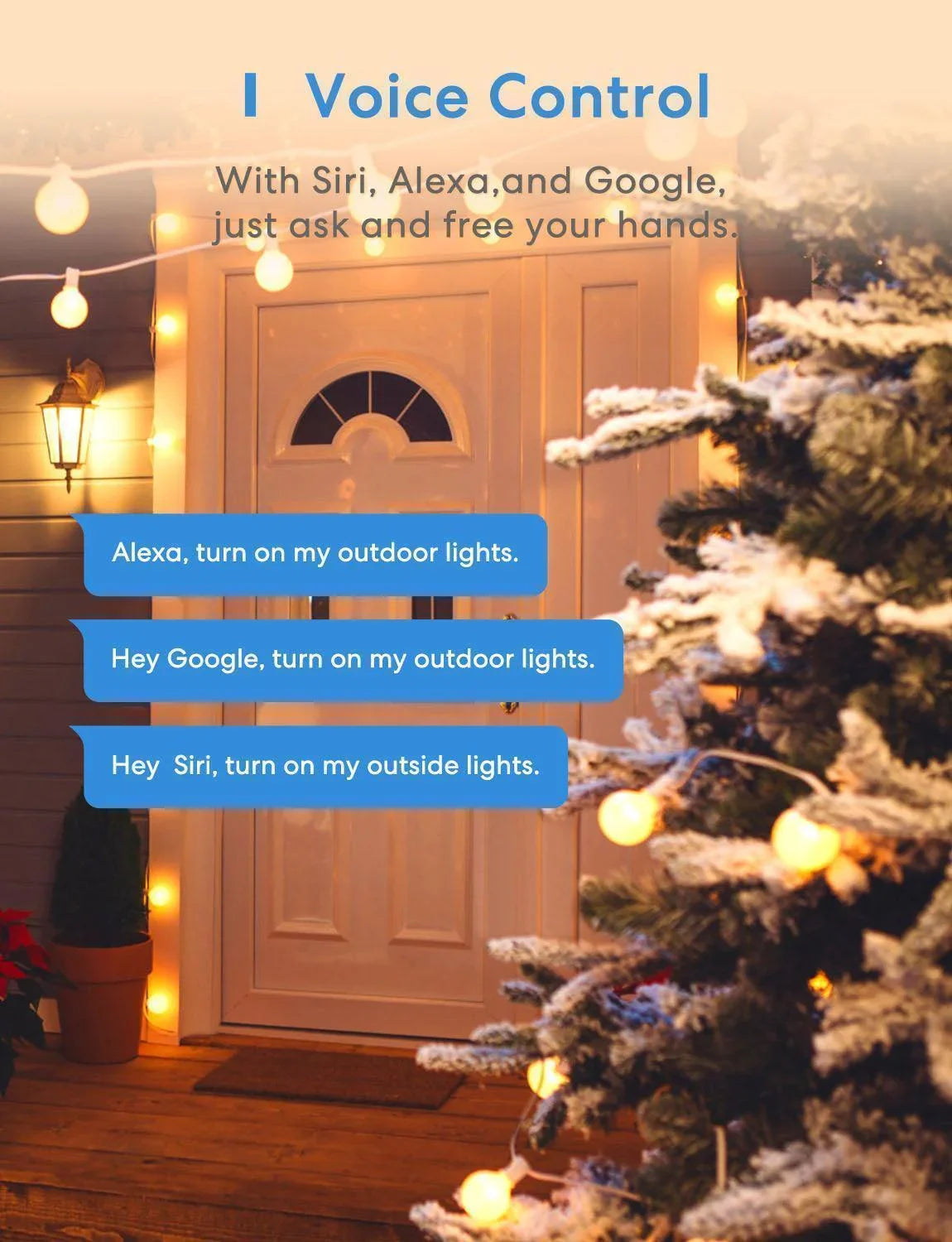 Meross Smart Outdoor Smart Plug, MSS630HK (US/CA Version)