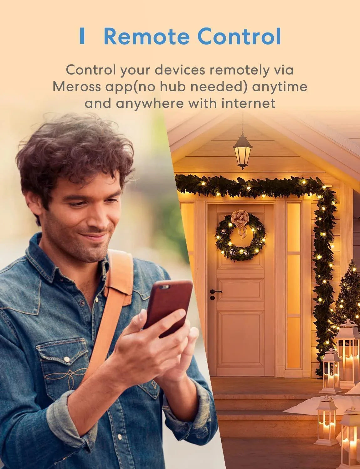 Meross Smart Outdoor Plug, MSS620BHK (US/CA Version)