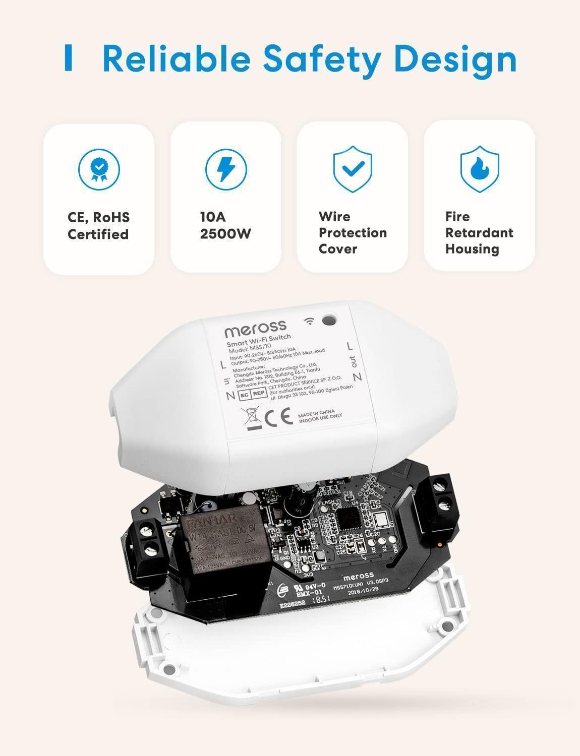 Meross Smart Wi-Fi DIY Switch, MSS710HK