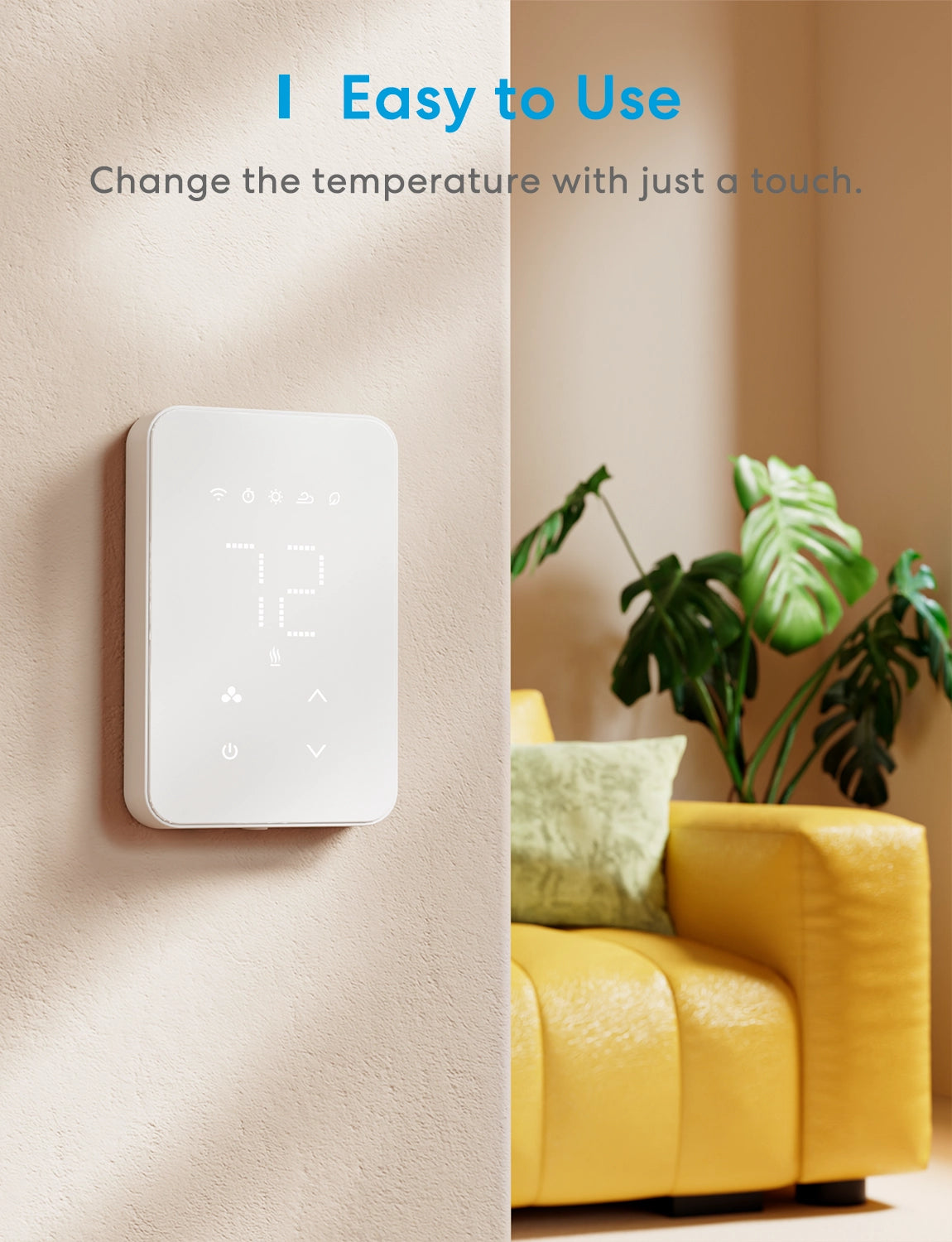 Meross Smart Thermostat for Electric Heating System, MTS200HK (US/CA Version)