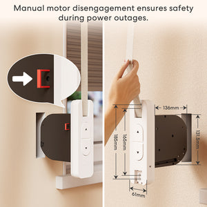 Meross Smart Roller Shutter Belt Winder, MRS200HK(EU Version)