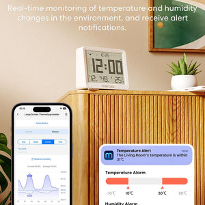 Meross Matter Smart Temperature and Humidity Sensor, MS130