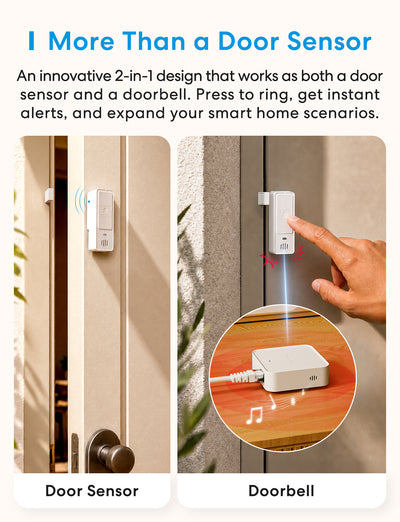 Meross Smart Multi-Function Door Sensor Kit, MS220H