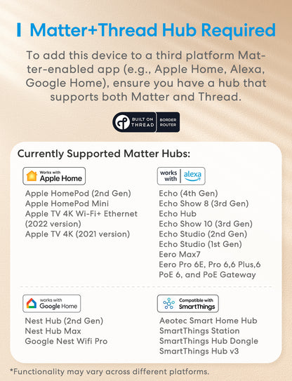 New Meross Thread Smart Presence Sensor, MS605