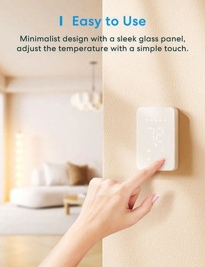 Meross Matter Smart Thermostat for Electric Heating System, MTS215MA