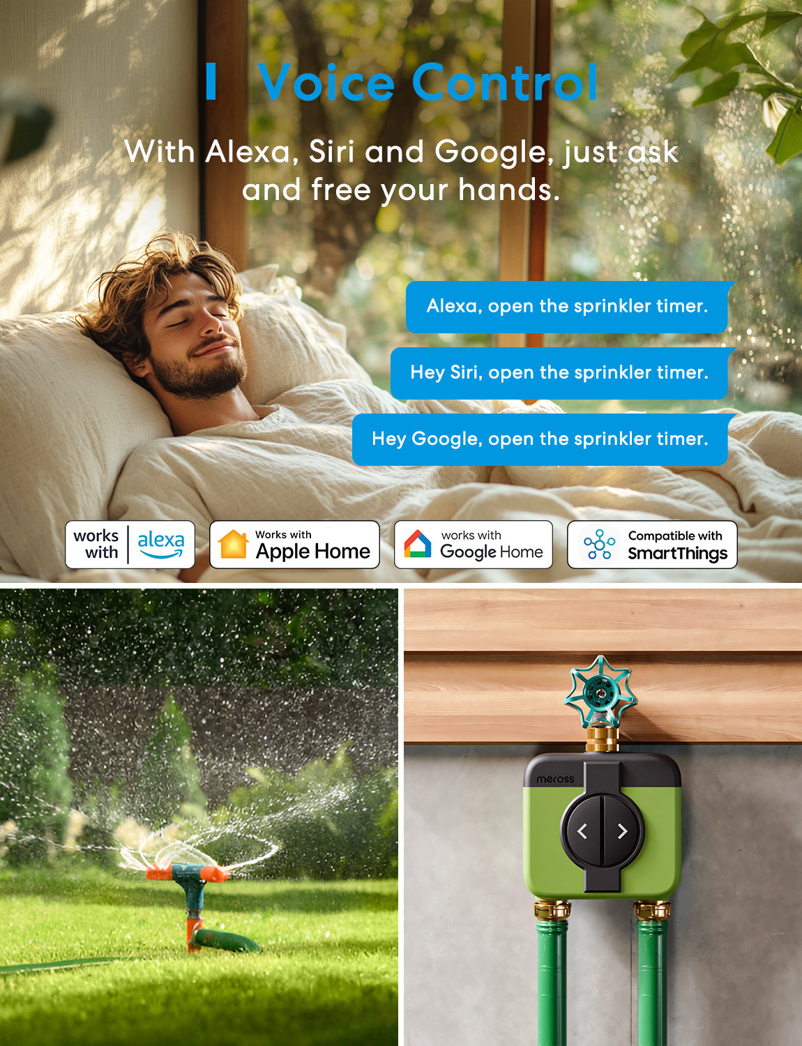 Meross Smart Sprinkler Timer Kit,  MST200HHK(US Version)