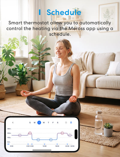 Meross Thread Smart Thermostat Valve, MTS155