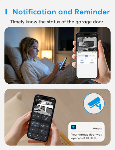 Meross Smart Garage Door Opener, MSG100