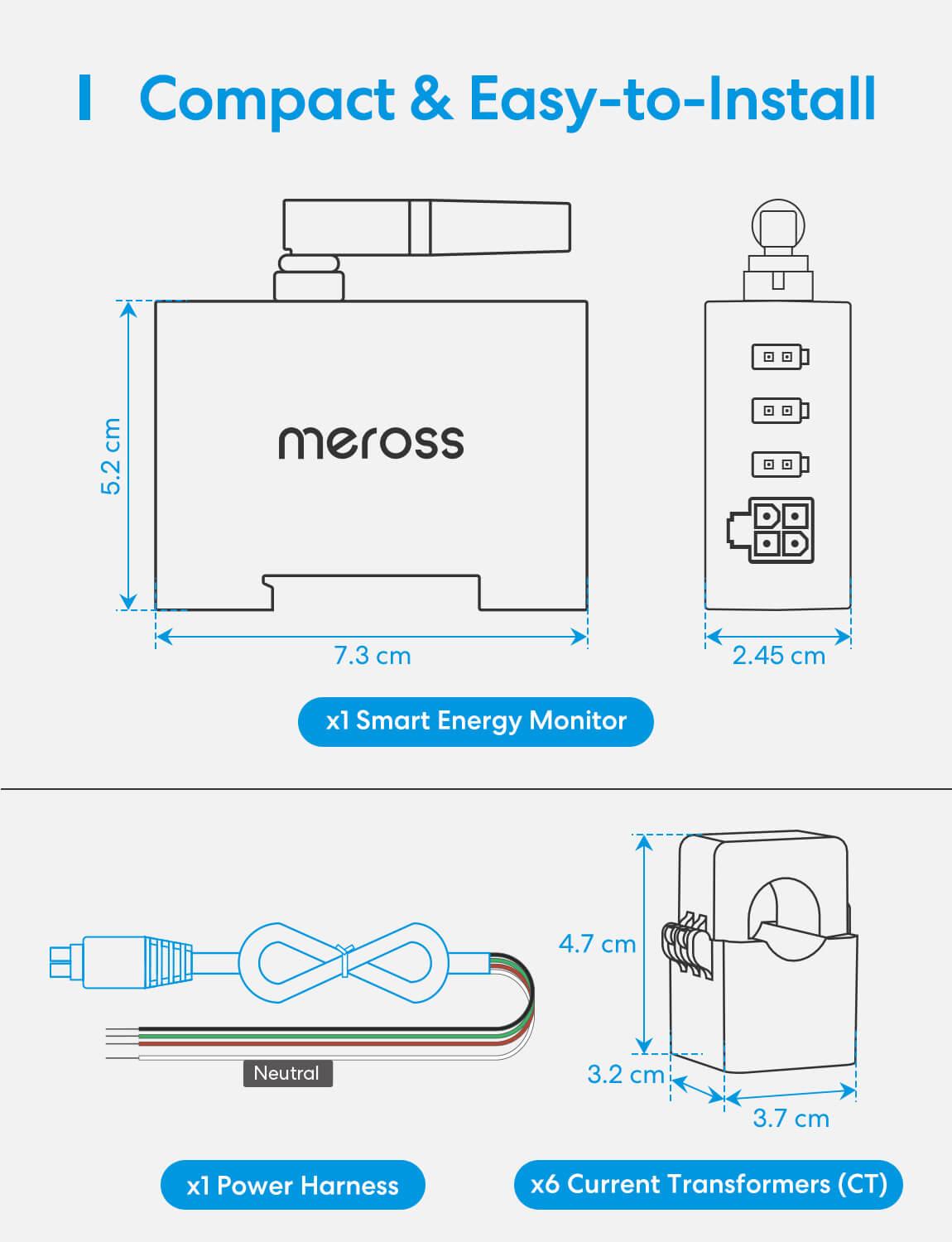 Meross Smart Energy Monitor, EM06