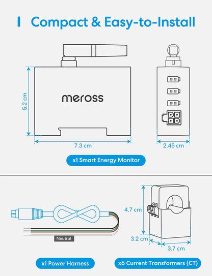 Meross Smart Energy Monitor, EM06