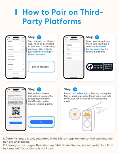 New Meross Thread Smart Presence Sensor, MS605