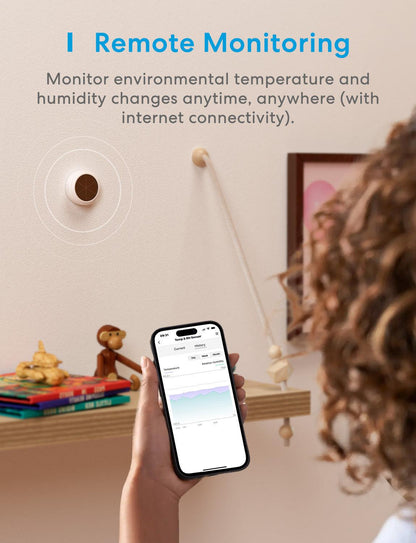 Meross Smart Temperature and Humidity Sensor, MS100FHHK