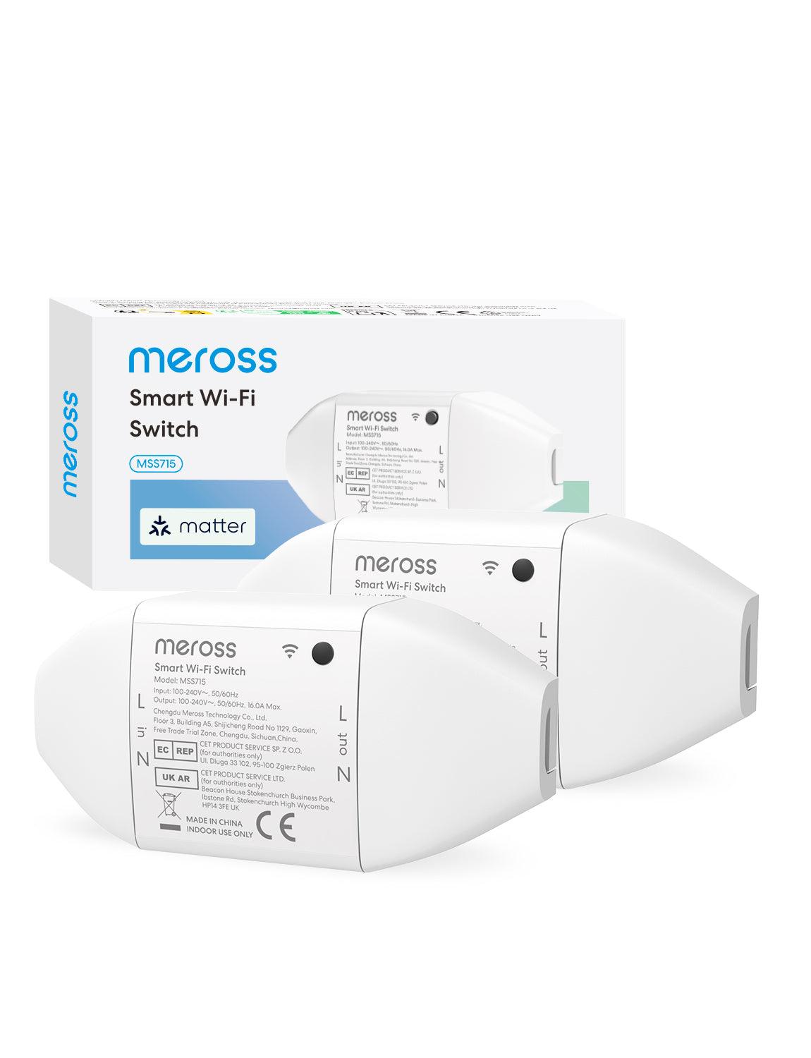 Meross Matter Smart DIY Switch with Energy Monitor, MSS715MA