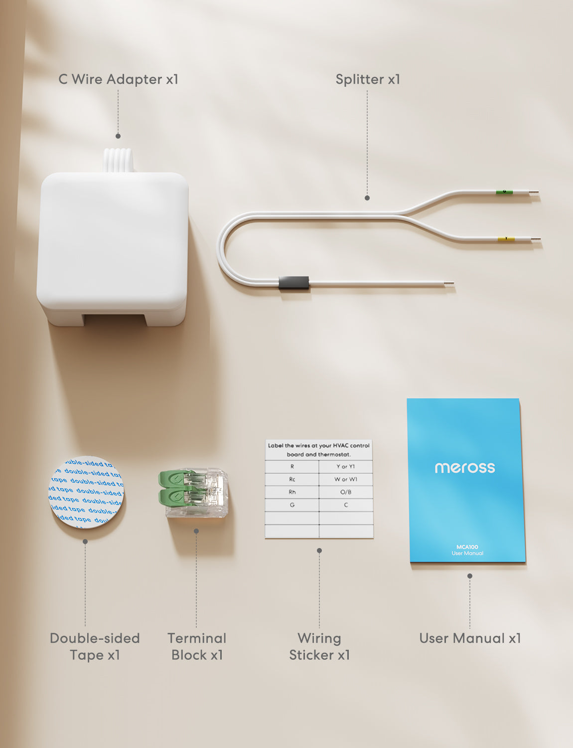 Meross C Wire Adapter, MCA100