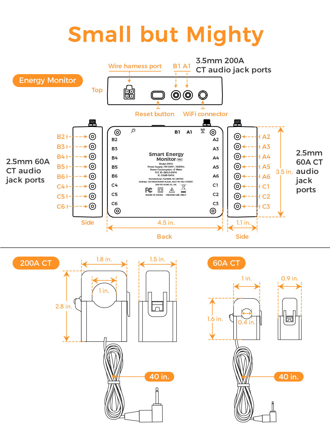 Meross Smart Energy Monitor, EM16P