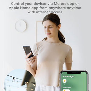 Meross Smart Outdoor Dimmer Plug, MPD100HK (US/CA Version)