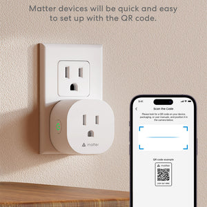 Meross Matter Smart Wi-Fi Plug Mini, MSS115 (US/CA Version), 2 Pack