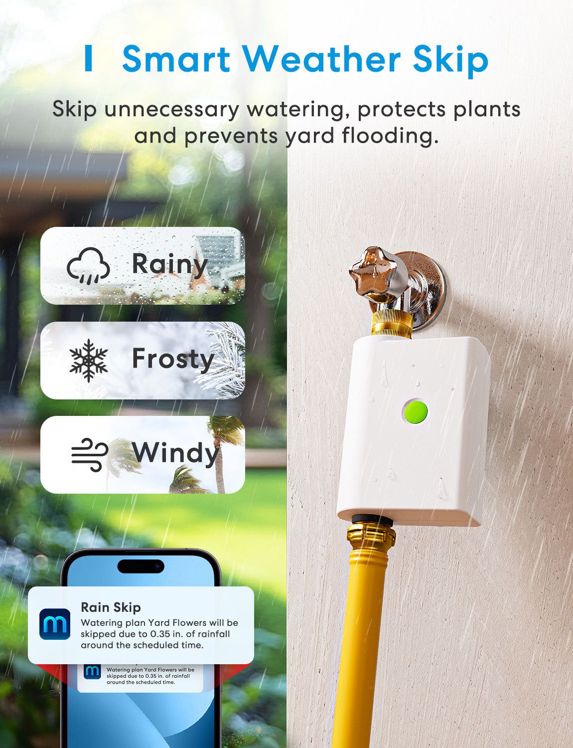 Meross Smart Sprinkler Timer, MST100(US Version)