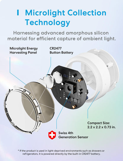 Meross Smart Temperature and Humidity Sensor, MS100FHHK