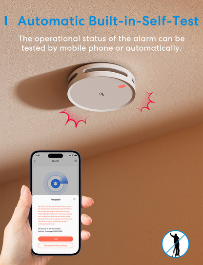 Meross Smart Smoke Alarm Kit, MA151H