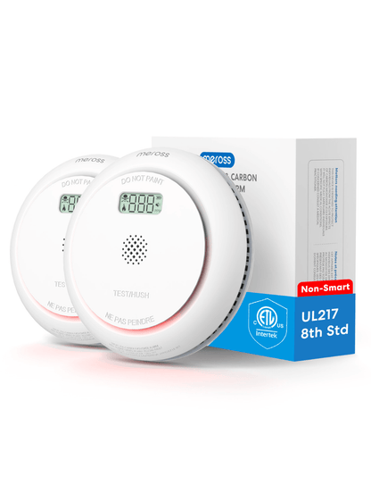 Meross Interconnected Smoke and Carbon Monoxide Detector, MA301, 2 Pack(US Version)