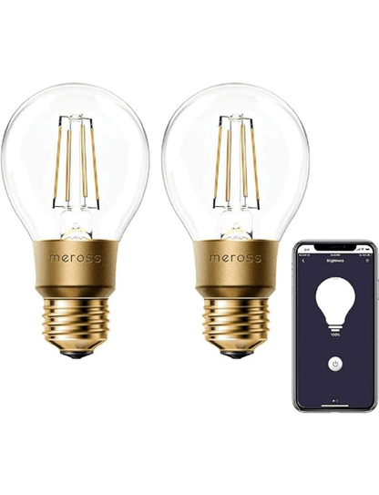 Meross Smart LED Light Bulb, MSL100HK, 2 Pack (EU Version)