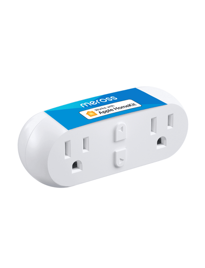 Meross 2 in 1 Smart Plug, MSS120BHK (US/CA Version)