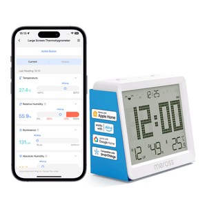 Meross Matter Smart Temperature and Humidity Sensor, MS130