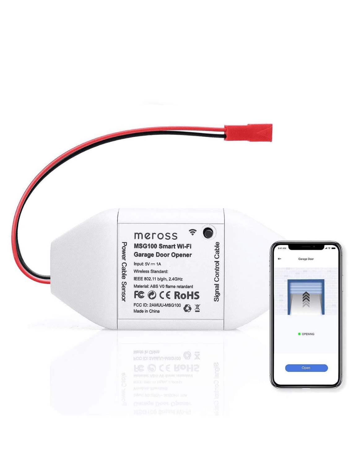 Meross Smart Garage Door Opener, MSG100