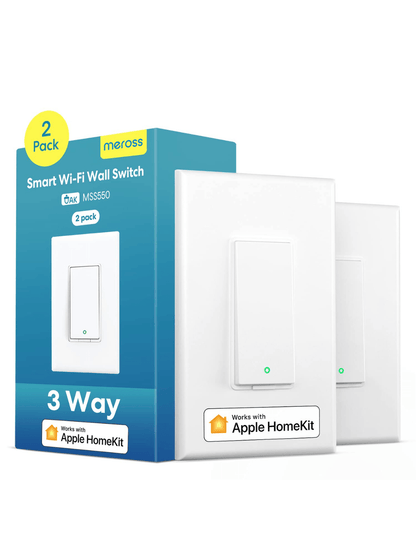 Meross 3 Way Smart Light Switch, MSS550HK (US/CA Version)