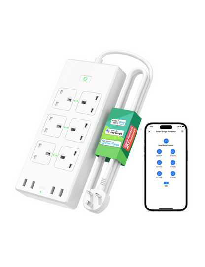 Meross Smart Power Strip, MSS426(UK Version)
