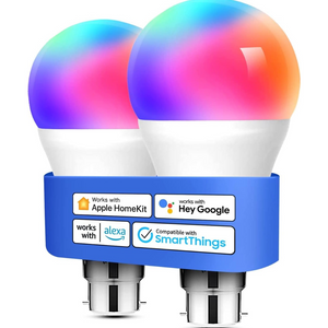Meross Smart LED-Glühbirne, MSL120HK, 2er-Pack (B22-Sockel)