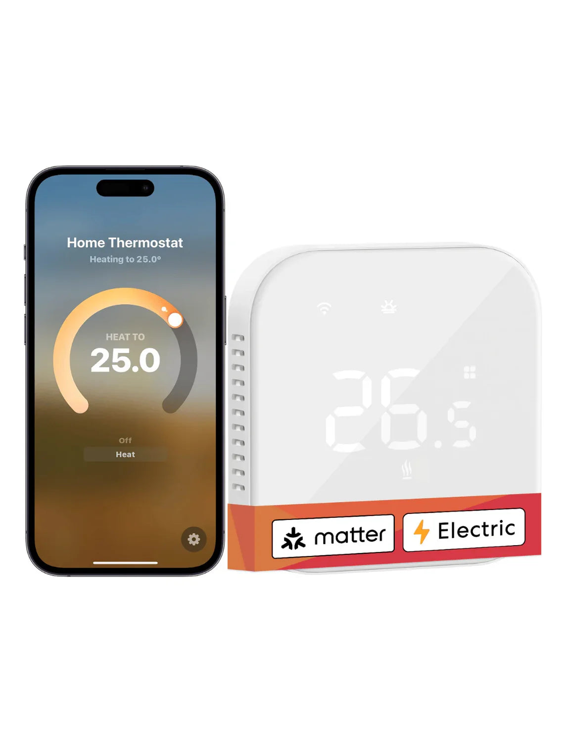 Matter Smart Thermostat Electric Underfloor Heating System MTS215MA