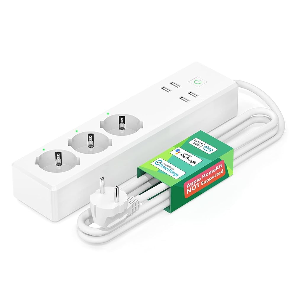 Meross Smart Power Strip, MSS425EHK (EU Version)