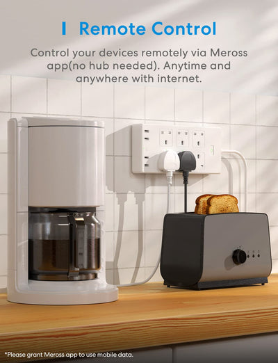Meross Smart Power Strip, MSS426(UK Version)