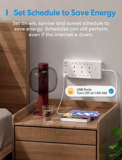 Meross Smart Power Strip, MSS426(UK Version)