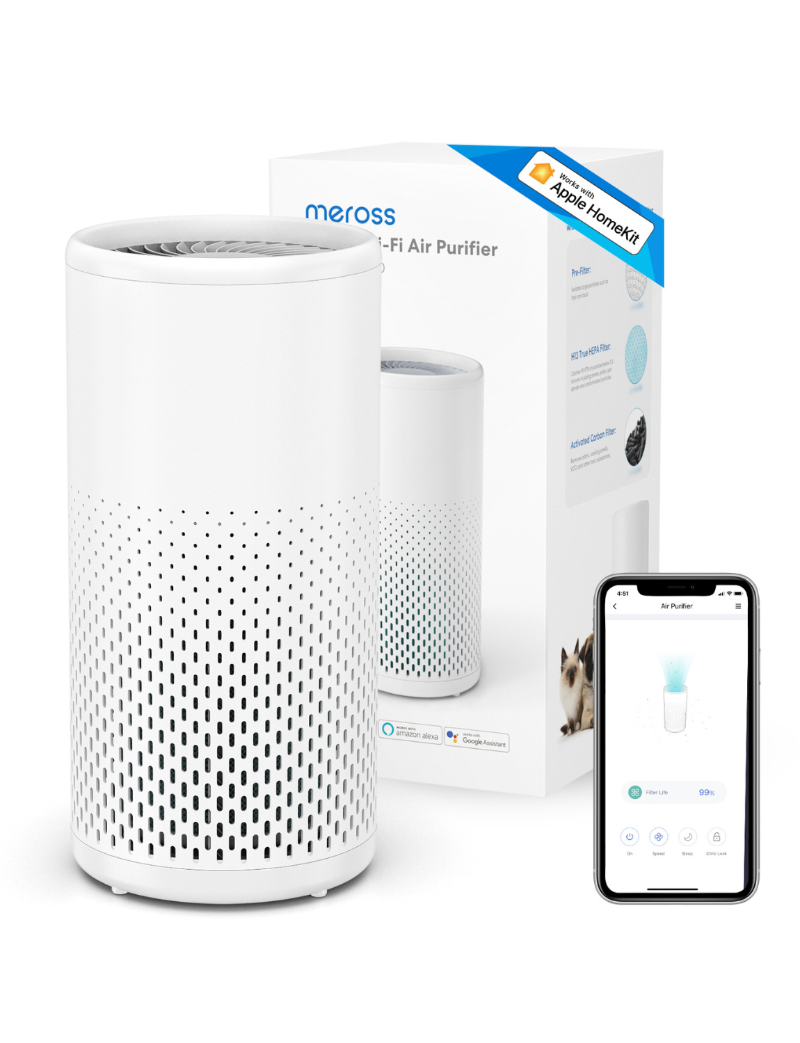Meross-Joli Intelligent WiFi pour Volet Roulant, avec Minuterie, Moteur  Électrique, pour Rideau, Compatible avec Alexa Google Assistant, Version  EU/UK