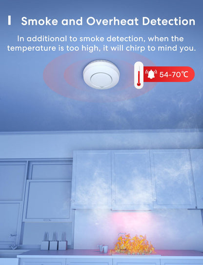 Meross Smart Smoke Alarm Kit, GS559AHHK