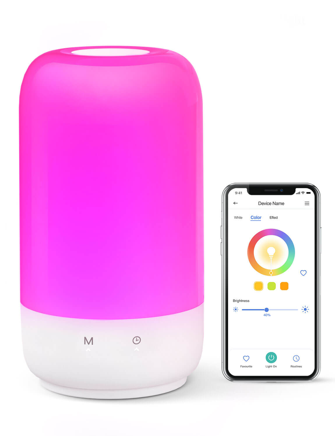 Xiaomi Mi Smart Bedside Lamp 2, Colorful Light, Table Lamp, Bluetooth WiFi  Touch APP Control Apple Home Kit 